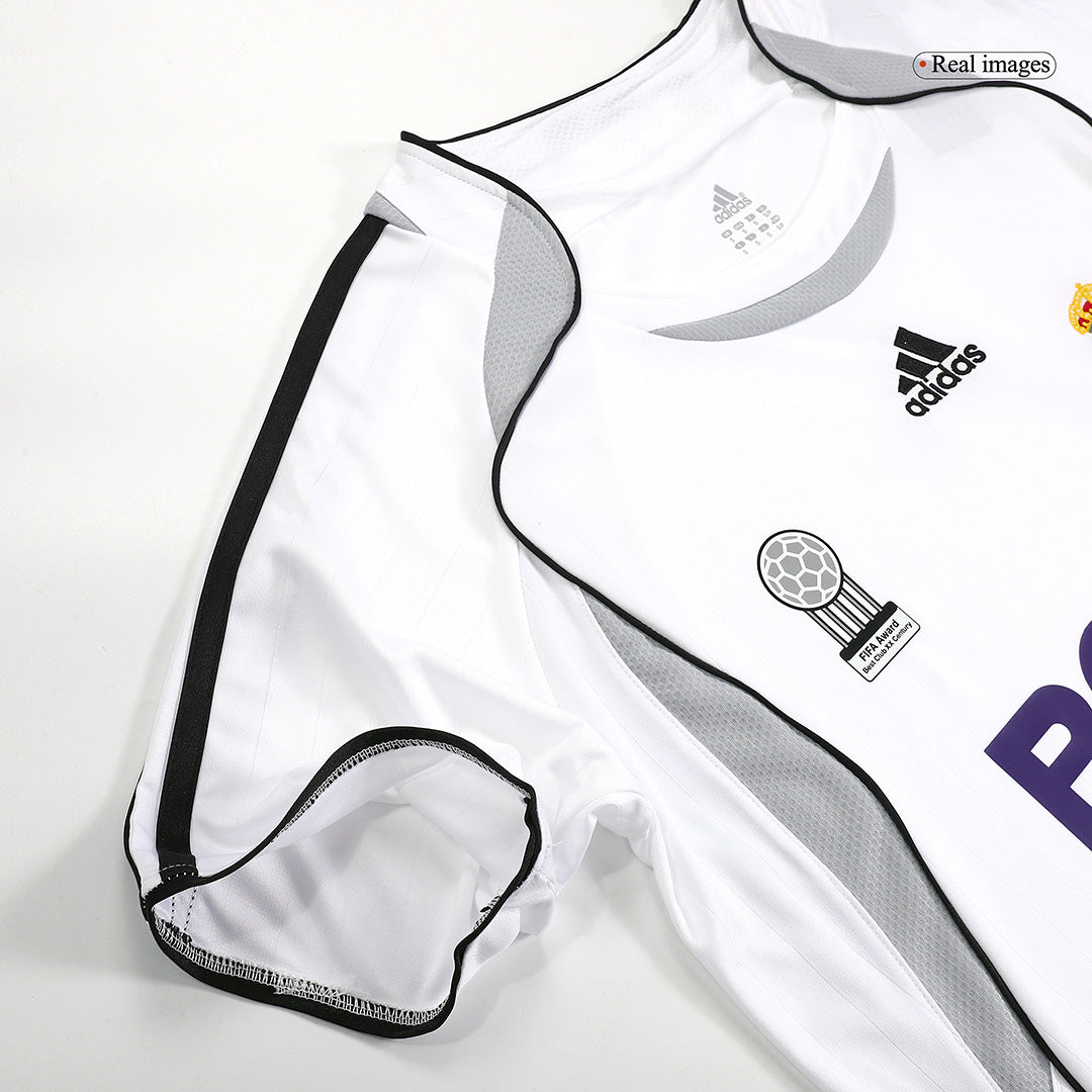Tricouri Fotbal Vintage Real Madrid BECKHAM #23 Acasă 2006/07