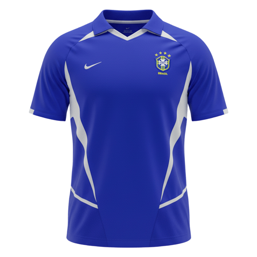 Tricouri Fotbal Vintage Brazilia Deplasare 2002