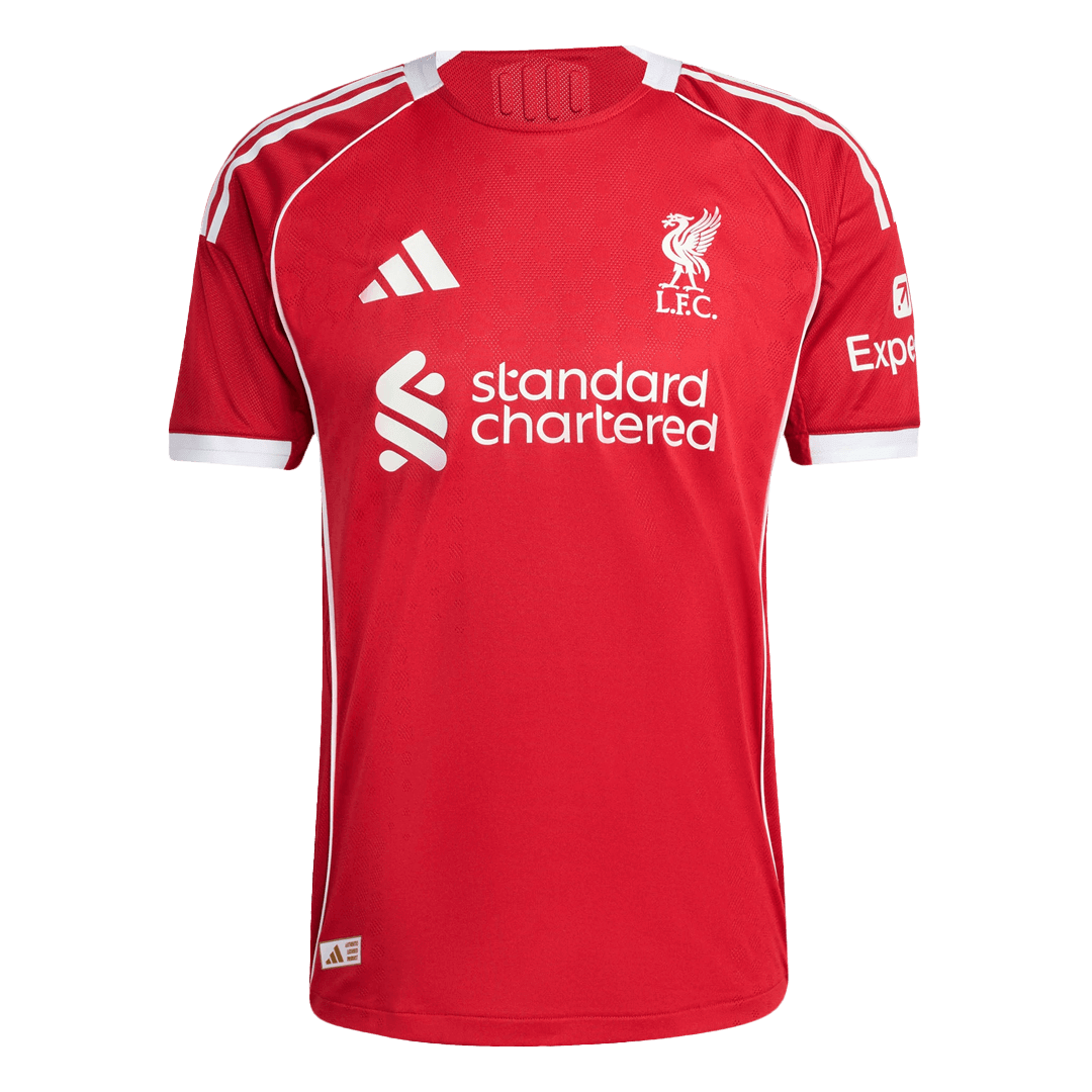 Tricouri Fotbal Liverpool KERKEZ #6 Acasă 2025/26 Authentic