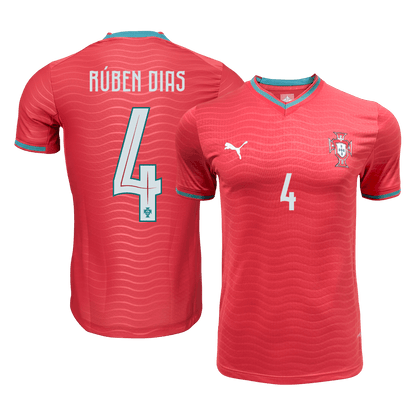 Tricouri Fotbal Portugalia RÚBEN DIAS #4 Acasă Cupa Mondială 2026 Authentic