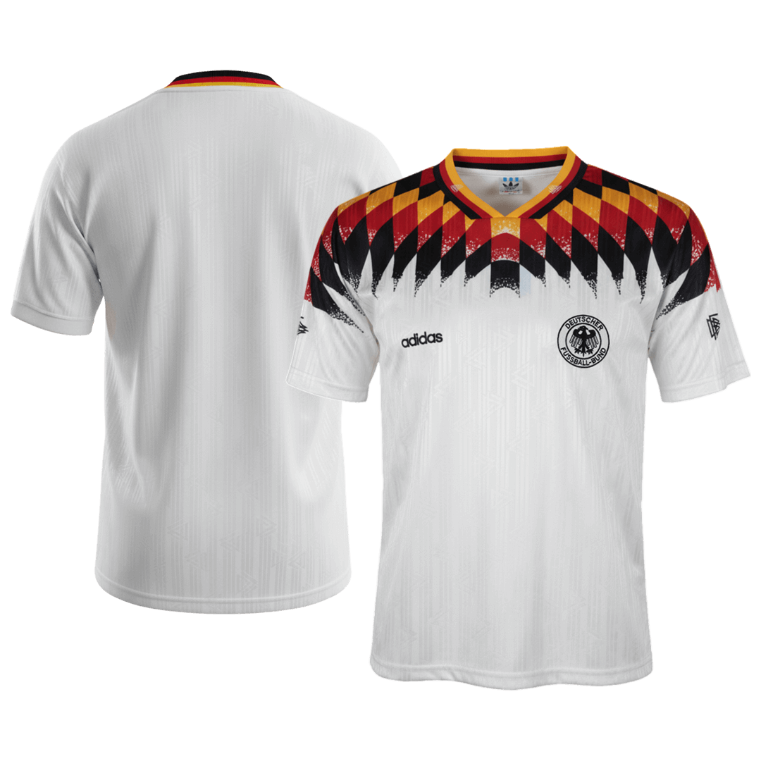 Tricouri Fotbal Vintage Germania Acasă 1994