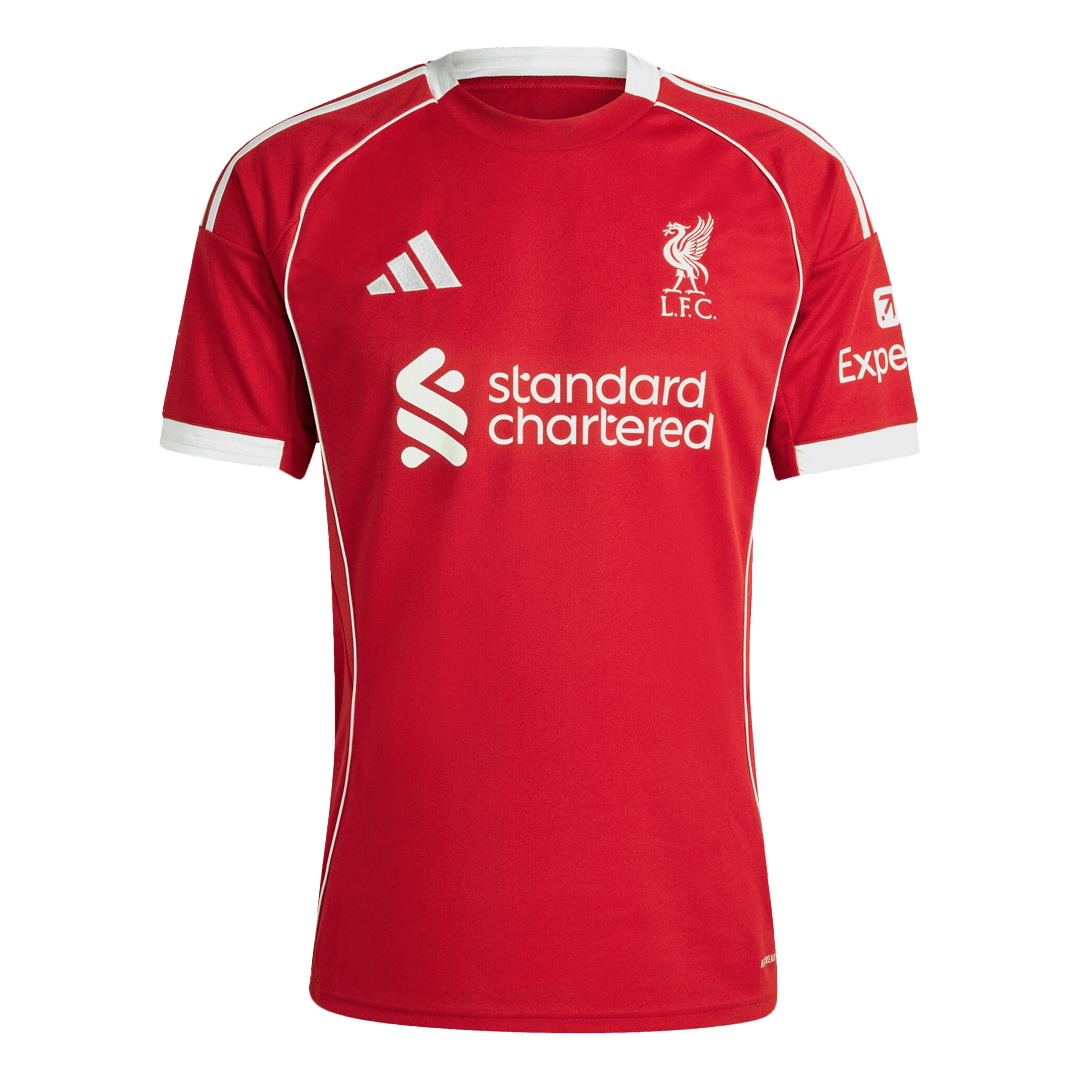 Tricouri Fotbal Liverpool ISAK #9 Acasă 2025/26