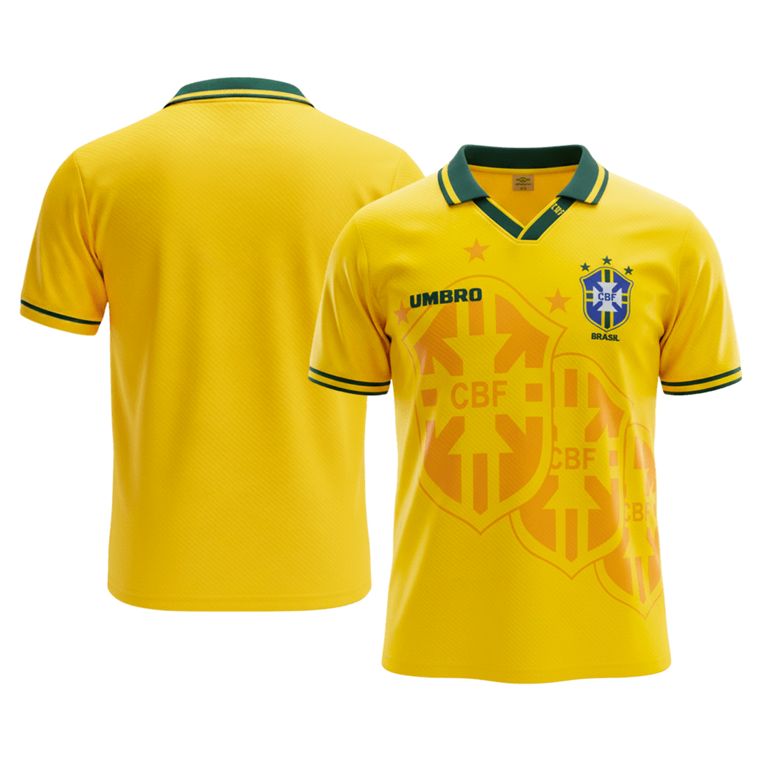 Tricouri Fotbal Vintage Brazilia Acasă 1994