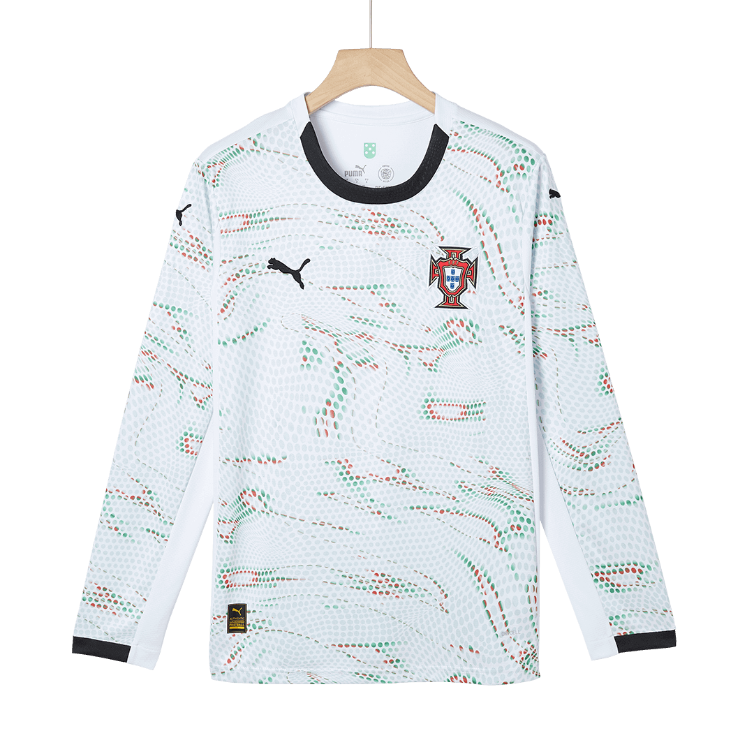 Tricouri Fotbal Portugalia RONALDO #7 Deplasare 2025 Mânecă Lungă