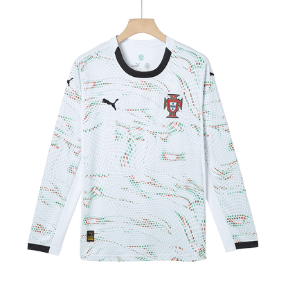 Tricouri Fotbal Portugalia RONALDO #7 Deplasare 2025 Mânecă Lungă