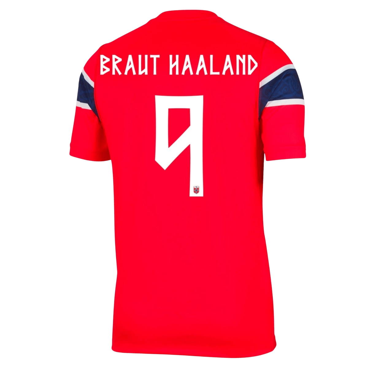 Tricouri Fotbal Norway BRAUT HAALAND #9 Acasă Cupa Mondială 2026 Authentic